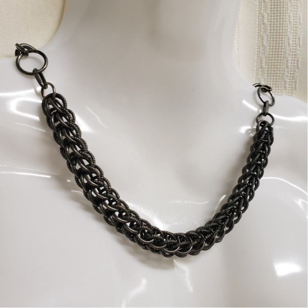 New Anthracite Grey Necklace